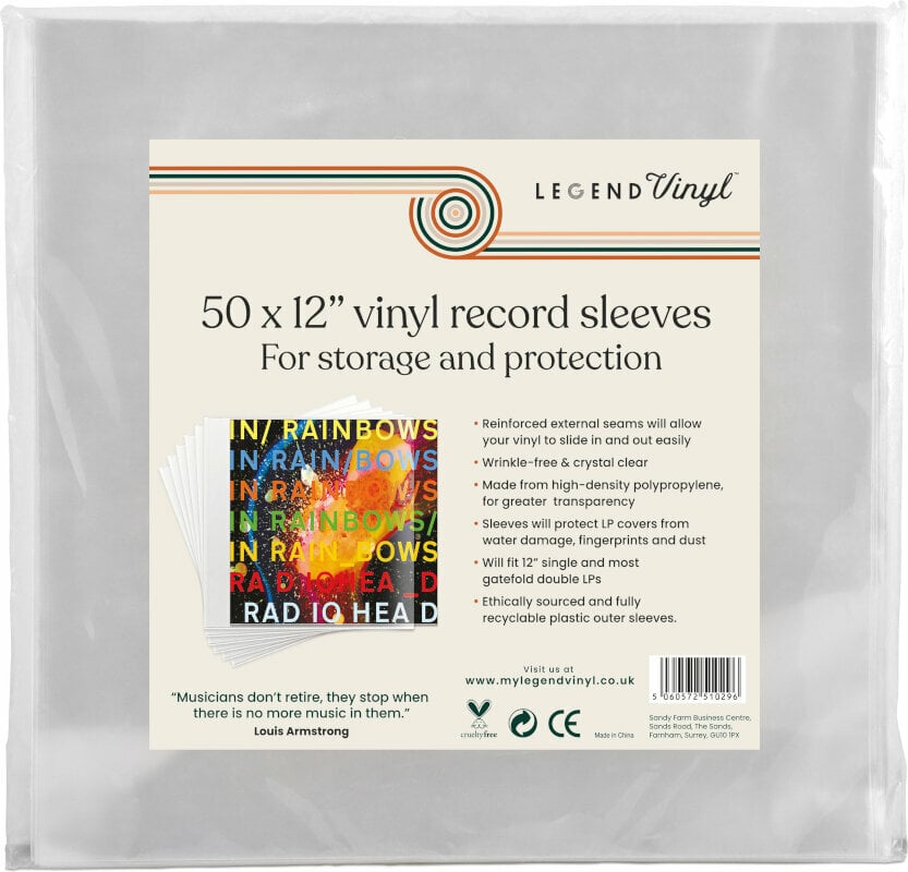 Táska/tok LP lemezekhez My Legend Vinyl LP Sleeves 50pcs Borító Táska/tok LP lemezekhez