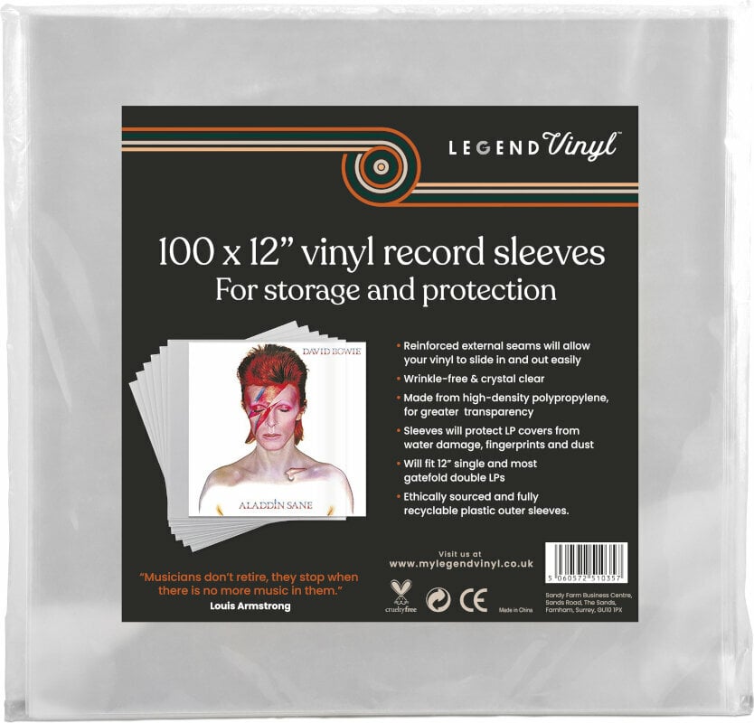 Sac/caisse pour disques LP My Legend Vinyl LP Sleeves 100pcs Couvrir Sac/caisse pour disques LP