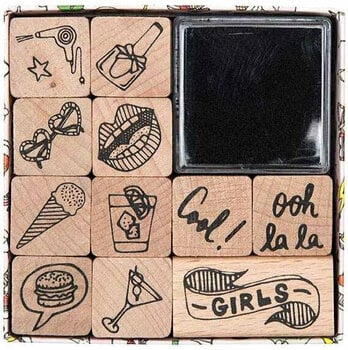 Stempel Rico Design 99001.65.09 Stamps for Kids Girls - 1