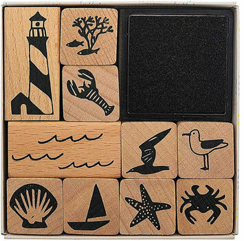 Stamp for Kids Rico Design Set Of Stamps 11 Pcs Maritime