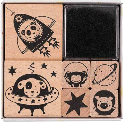 Carimbo para crianças Rico Design 99001.62.83 Stamps for Kids Astronaut