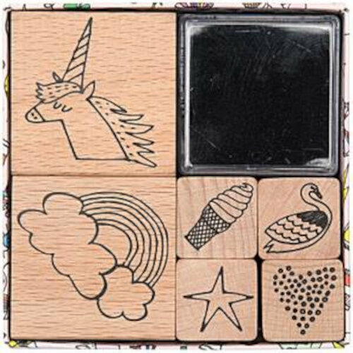 Stamp for Kids Rico Design 99001.65.08 Stamps for Kids Rainbow