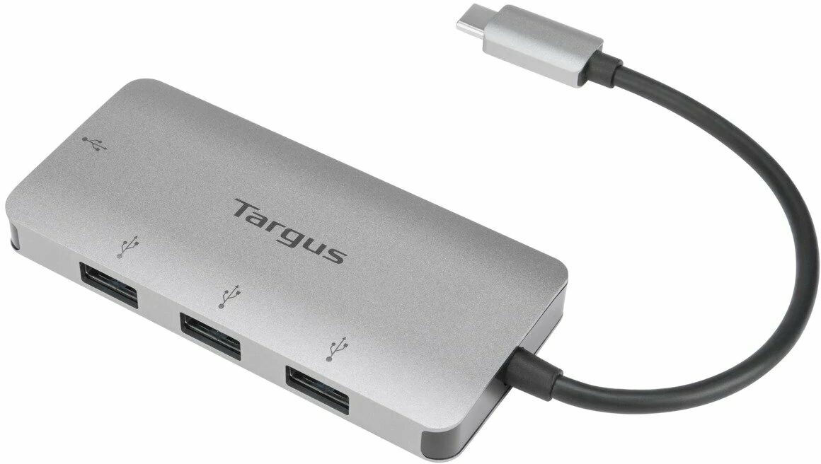 USB Hub Targus USB-C to 4-Port USB-A Hub 4 × SuperSpeed USB 3.0 Desktop USB Hub