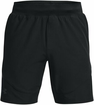 Fitness Trousers Under Armour Men's UA Unstoppable Shorts Black/White S Fitness Trousers - 1