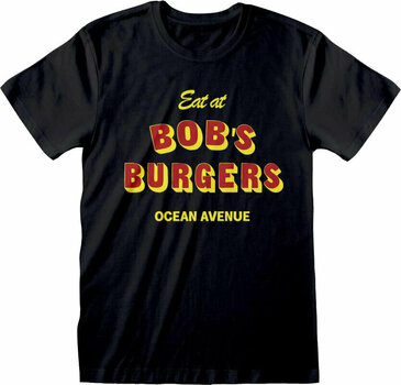 T-shirt Bob's Burgers T-shirt Bob Preto M - 1