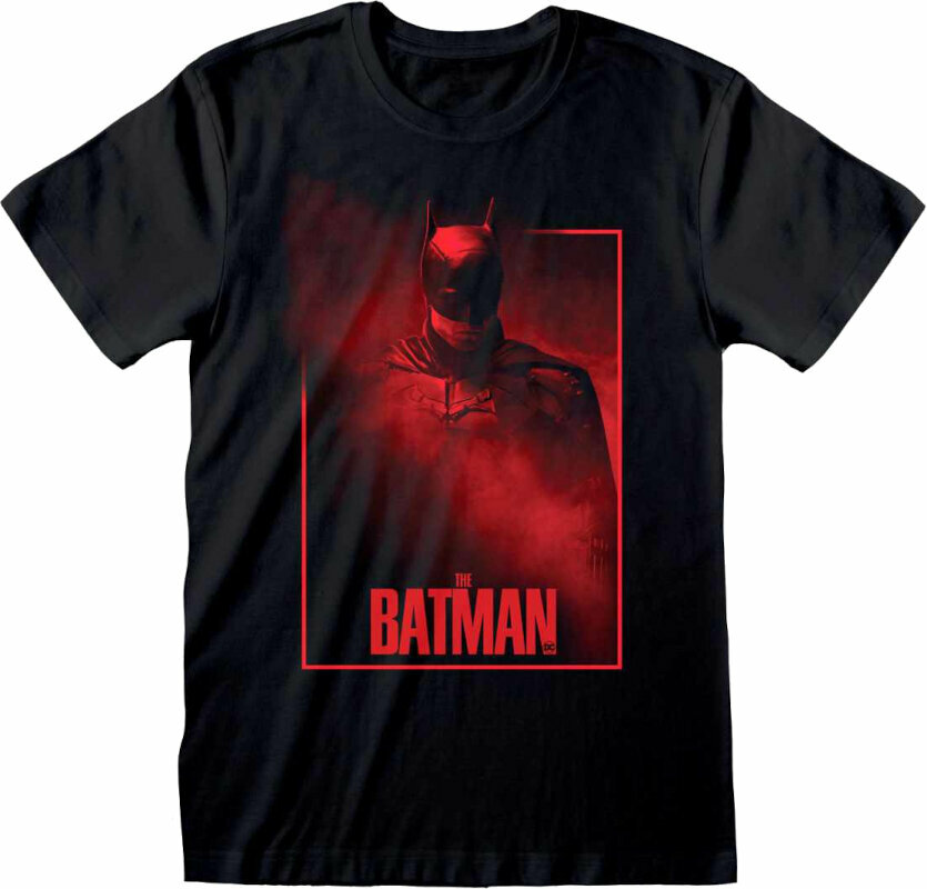 T-Shirt Batman T-Shirt Red Smoke Black M