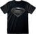 T-Shirt Justice League T-Shirt Superman Logo Black 2XL