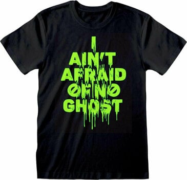 T-shirt Ghostbusters T-shirt Neon Green Text Preto S - 1