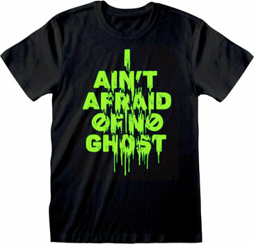 T-Shirt Ghostbusters T-Shirt Neon Green Text Black M - 1
