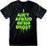 T-Shirt Ghostbusters T-Shirt Neon Green Text Black 2XL