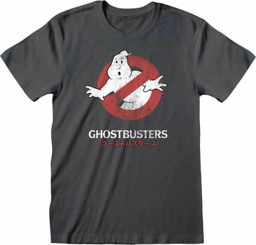 T-shirt Ghostbusters T-shirt Japanese Logo Charcoal M - 1