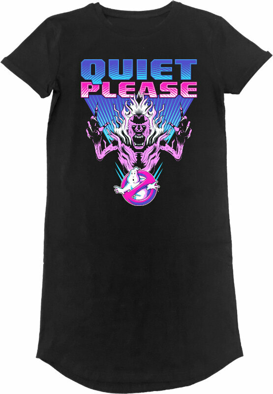 T-Shirt Ghostbusters T-Shirt Quiet Please Black S