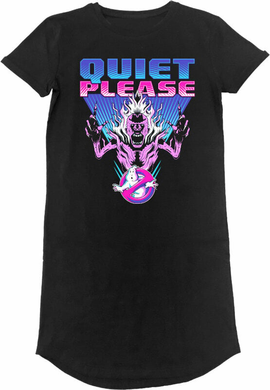 T-shirt Ghostbusters T-shirt Quiet Please Preto L
