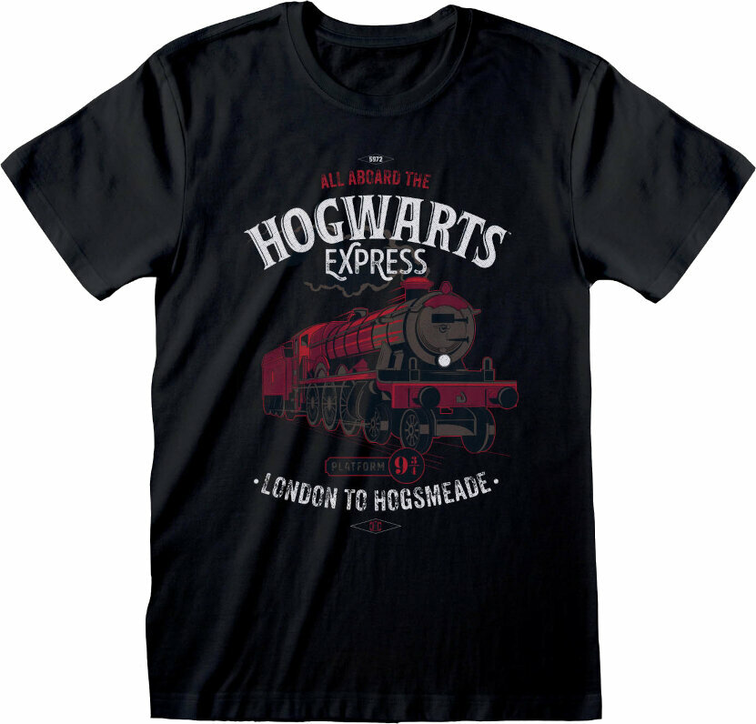 T-Shirt Harry Potter T-Shirt All Aboard Black M