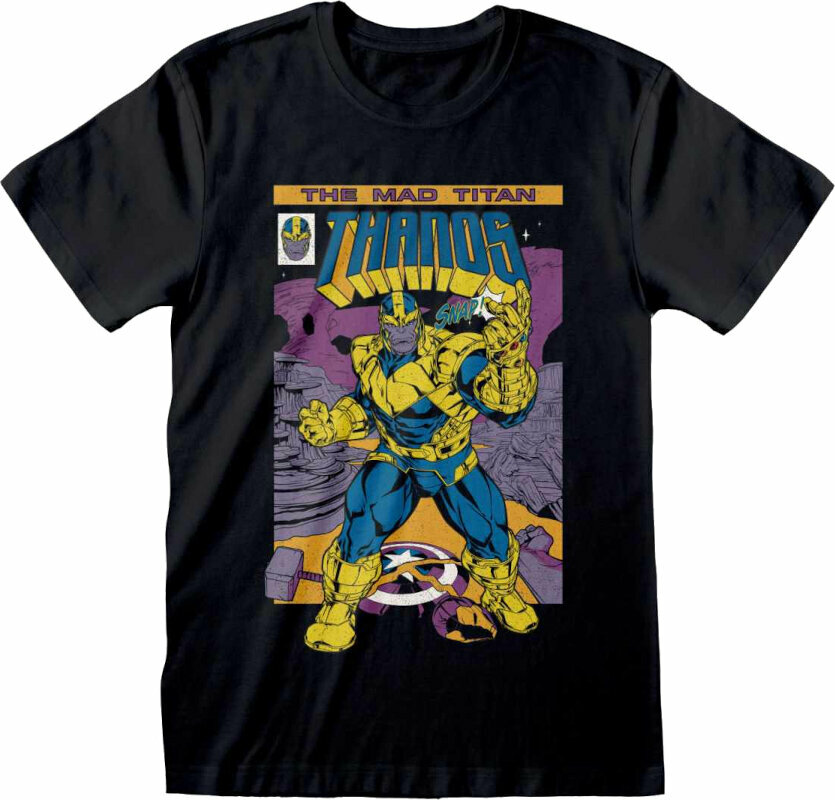 T-Shirt Marvel T-Shirt Thanos Cover Black M
