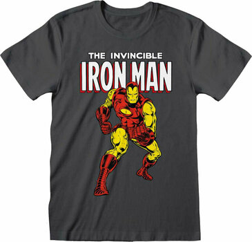 T-Shirt Marvel T-Shirt Iron Man Charcoal S - 1
