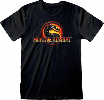 T-shirt Mortal Kombat T-shirt Logo Preto XL - 1