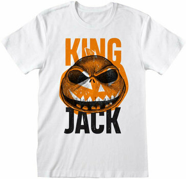 T-shirt The Nightmare Before Christmas T-shirt King Jack White S - 1