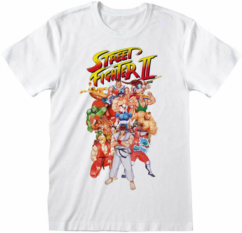 T-Shirt Street Fighter T-Shirt Group Shot White XL