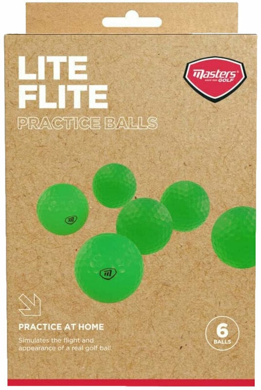 Bolas de treino Masters Golf Lite Flite Foam Green Bolas de treino