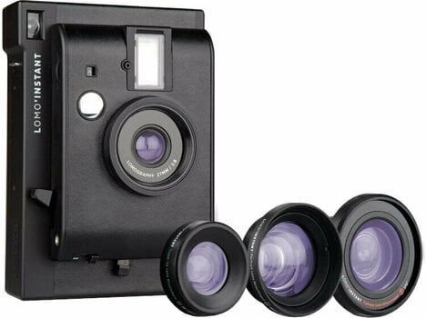 Sofortbildkamera Lomography Lomo'Instant Mini + 3 Lenses Black - 1