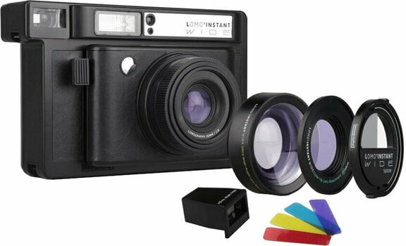 Sofortbildkamera Lomography Lomo'Instant Wide & Lenses Black - 1