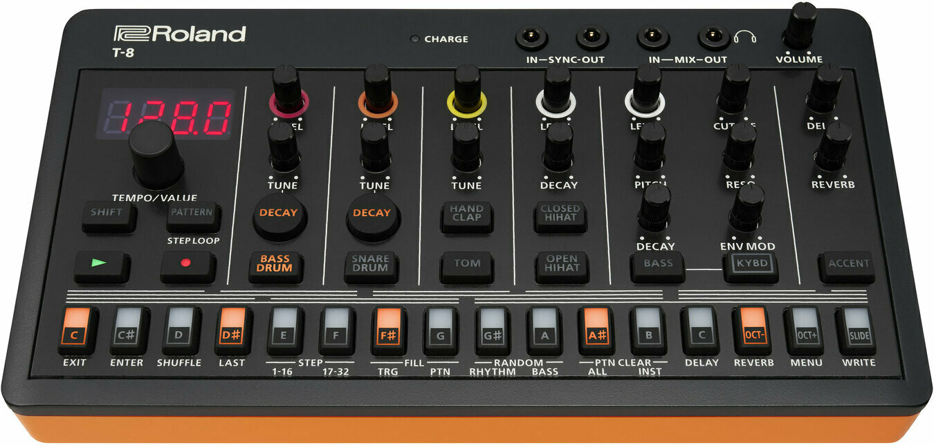 Roland AIRA Compact T-8 Beat Machine Drum Machine/Groovebox - Muziker