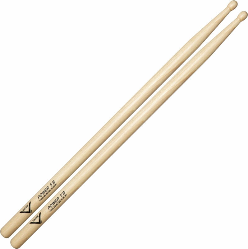 Drumsticks Vater VHP5BW Hickory Power 5B Drumsticks