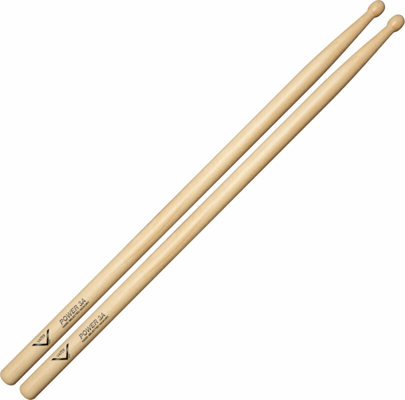 Baguettes Vater VHP3AW Hickory Power 3A Baguettes