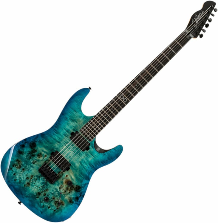 Elektrisk gitarr Chapman Guitars ML1 Modern Baritone Rainstorm Blue