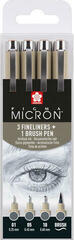 Tuschezeichner Sakura Pigma Micron Fineliner Technische Stifte Grey 4 Stck