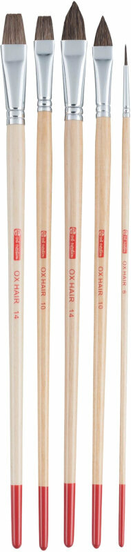 Paint Brush Talens Art Creation Oil & Acrylic Brush Set of Flat Brushes 5 pcs