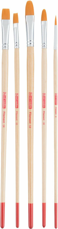 Verfkwast Talens Art Creation Oil & Acrylic Brush Set platte penselen 5 stuks