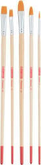 Pędzel artystyczny Talens Art Creation Oil & Acrylic Brush Zestaw pędzli płaskich 5 szt.