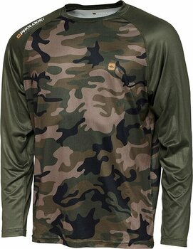 Horgászpóló Prologic Horgászpóló UV Camo Long Sleeve T-Shirt Camo/Green XL - 1