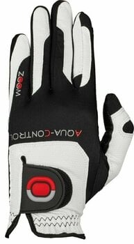 Gloves Zoom Gloves Aqua Control Mens Golf Glove White/Black/Red - 1