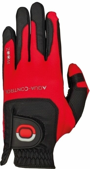 Rokavice Zoom Gloves Aqua Control Mens Golf Glove Black/Red