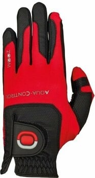 Gloves Zoom Gloves Aqua Control Mens Golf Glove Black/Red - 1
