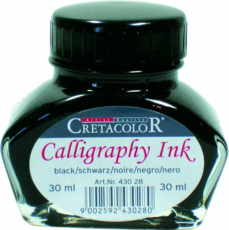 Tinta Creta Color 43028 Calligraphy Ink Black 30 ml 1 un.