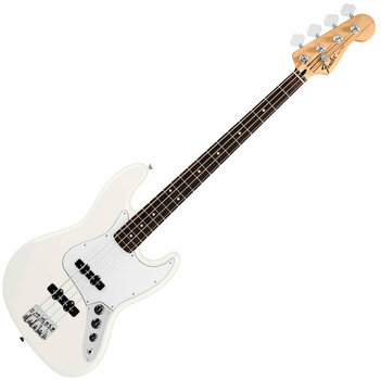 Elektrische basgitaar Fender Standard Jazz Bass RW Arctic White - 1