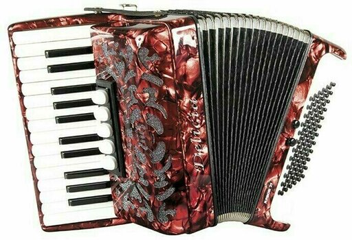Piano accordion
 Delicia JUNIOR 23 Red - 1
