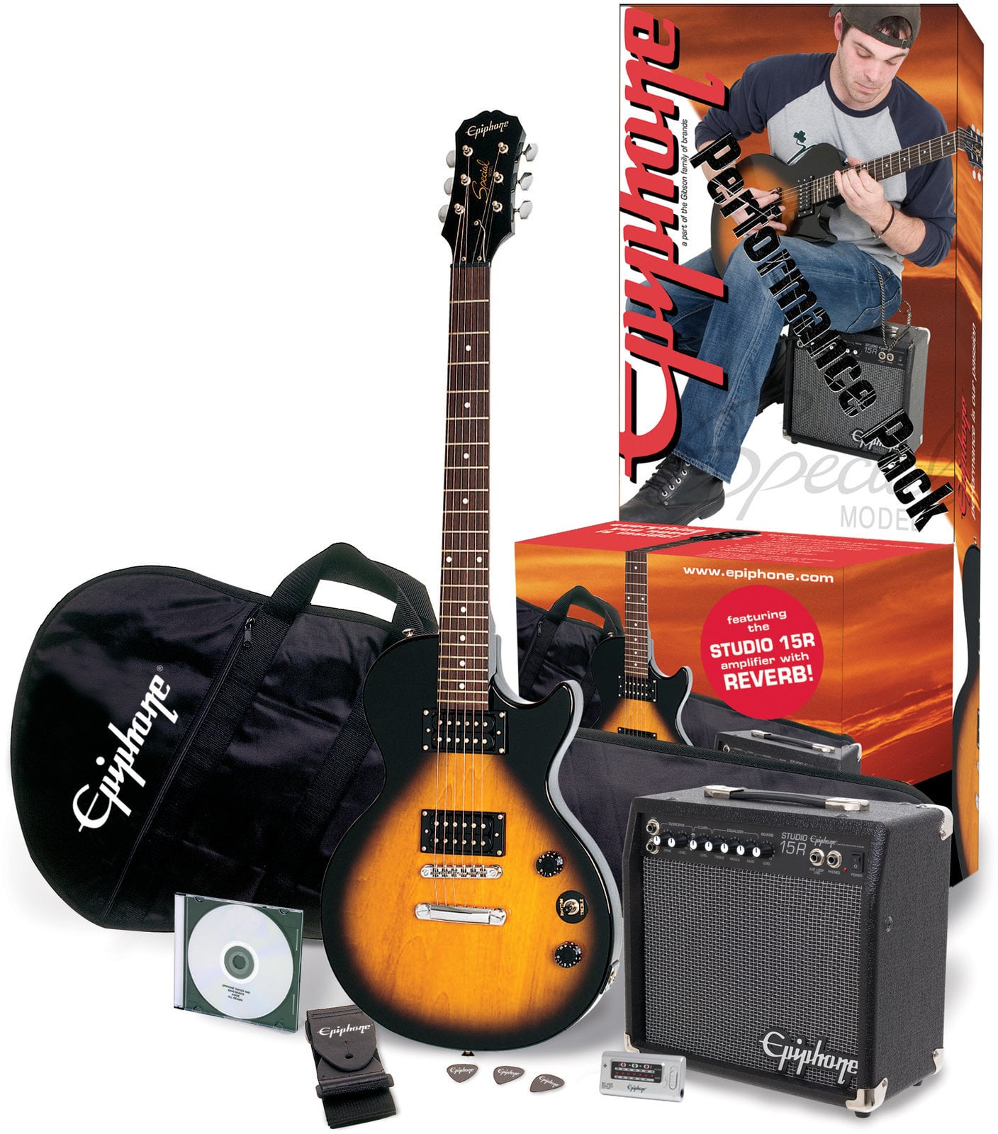 Elektrische gitaar Epiphone Special II Performance Pack