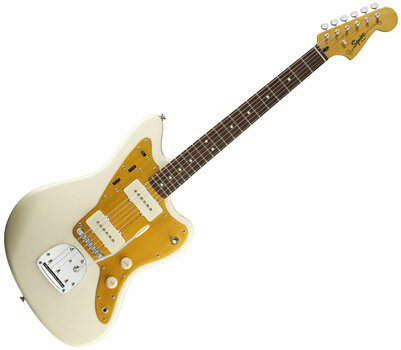 Signature Electric Guitar Fender Squier J Mascis Jazzmaster RW Vintage White - 1