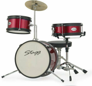 Акустични барабани-комплект Stagg TIMJR3-12RD - 1