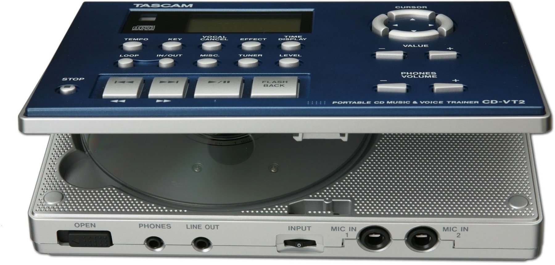 Rack DJ-Player Tascam CD-VT2