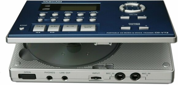 Reproductor de DJ en rack Tascam CD-VT2 - 1