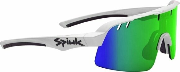Cykelbriller Spiuk Skala White/Mirrored Full Green/Clear Cykelbriller - 1