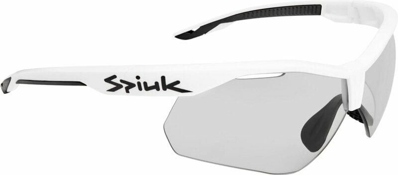 Cycling Glasses Spiuk Ventix-K Lumiris II White Black/Lumiris II Photochromic/Mirror Blue Cycling Glasses