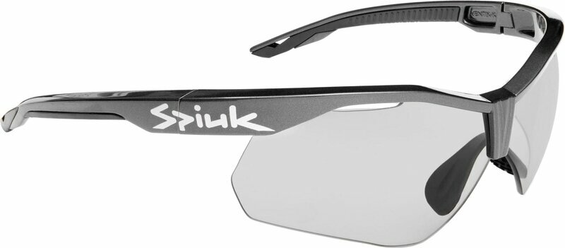 Cykelbriller Spiuk Ventix-K Lumiris II Anthracite Grey Black/Lumiris II Photochromic/Mirror Yellow Cykelbriller