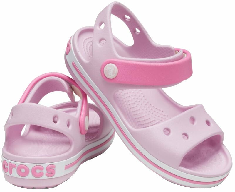 Obuv na loď Crocs Kids' Crocband Sandal Ballerina Pink 30-31